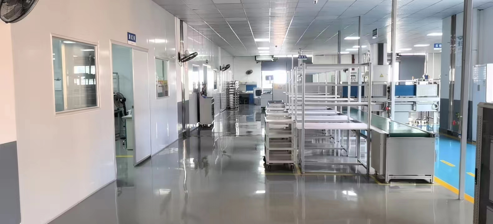 Precision machining workshop